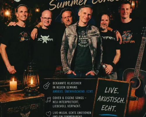 Ein Sommerabend.
Ein Marktplatz voller Menschen.
Und wieder ganz viel handgemachte Musik. ☀️🎶

Scyfer UNPLUGGED geht in...